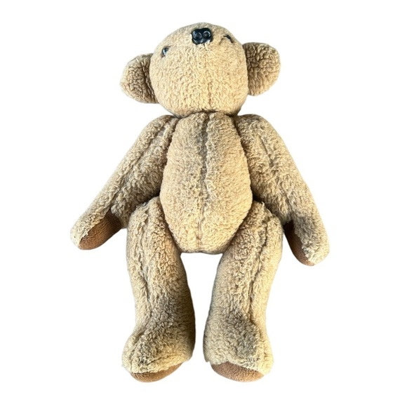 VTG Large Fully Jointed Teddy Bear Firm Feel 17” Head Arms Legs Move GVC - Picture 7 of 13